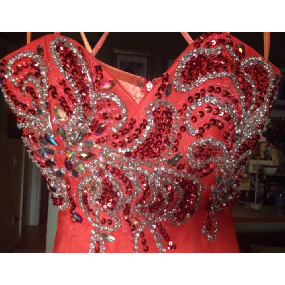 Wedding or prom high low dress